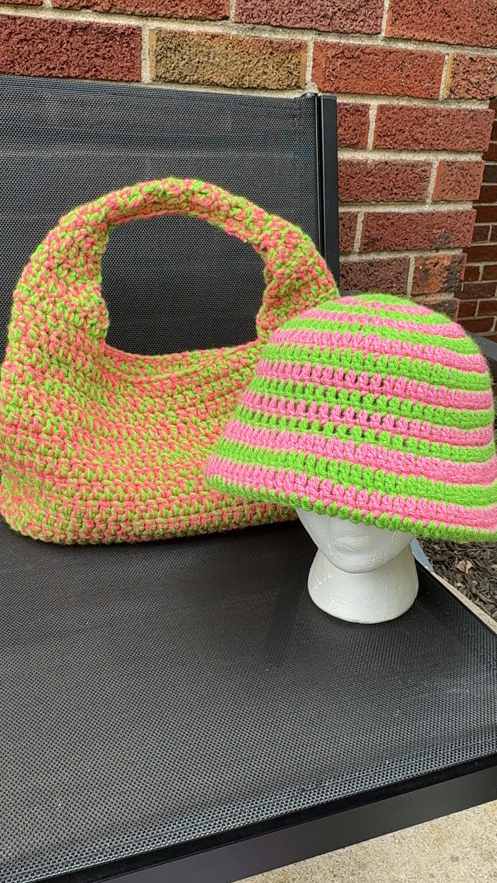Handmade Custom Crochet Shoulder Bag